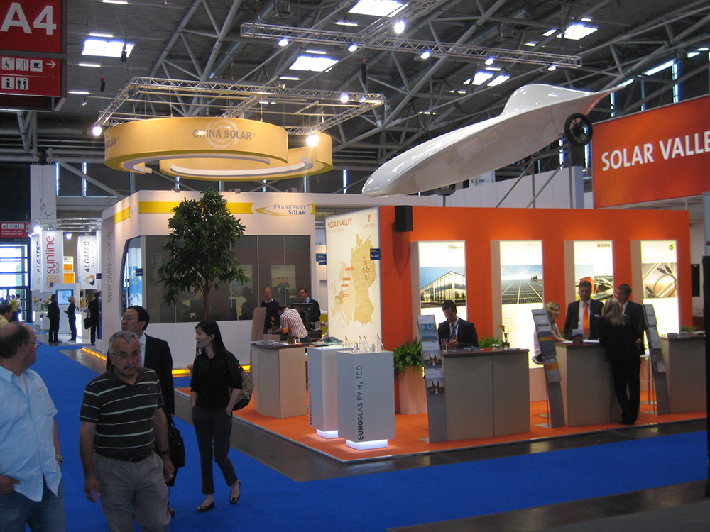 Exhibtion stand China Solar at Intersolar 2011
